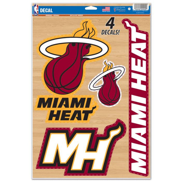 Miami Heat Multi-Use Decal 11" x 17"