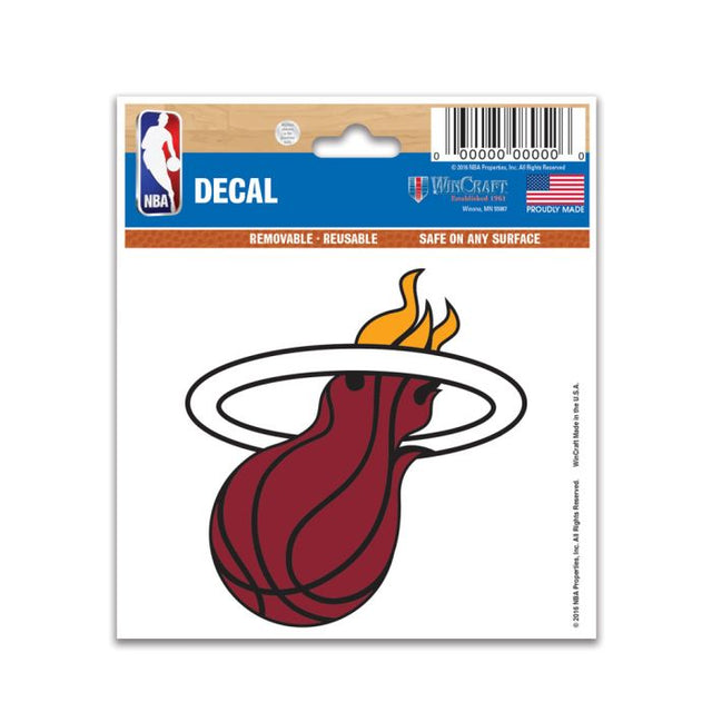 Miami Heat Multi-Use Decal 3" x 4"