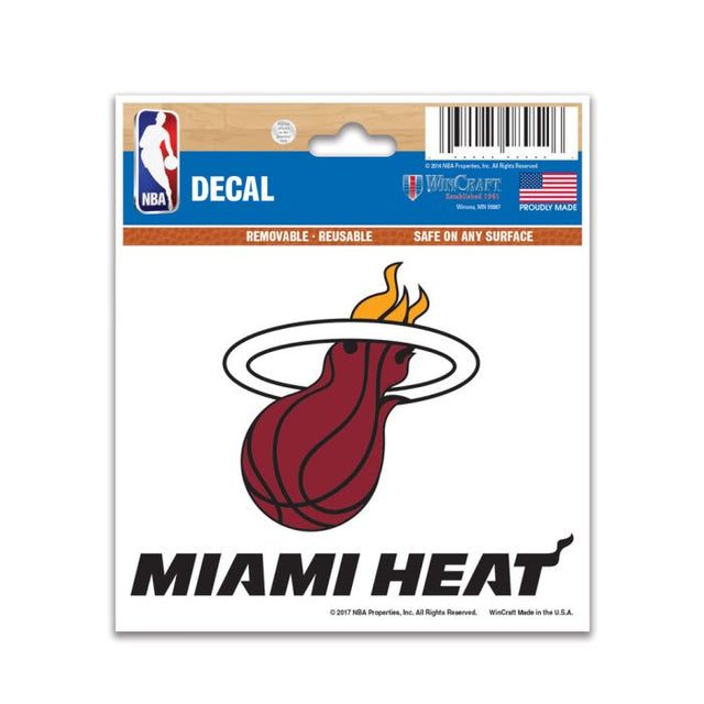 Miami Heat Multi-Use Decal 3" x 4"