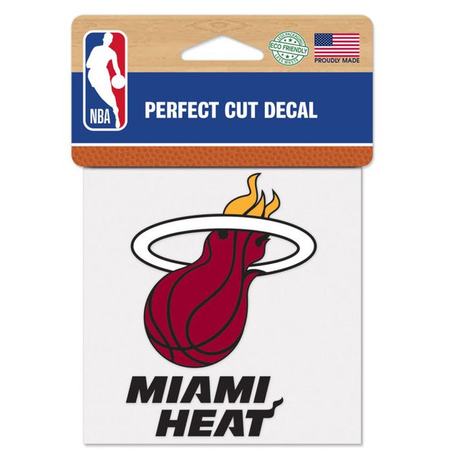 Miami Heat Perfect Cut Color Decal 4" x 4"