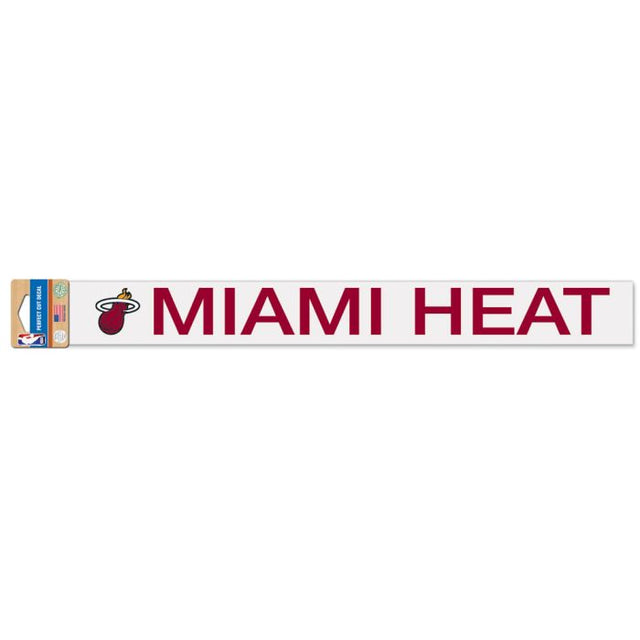 Miami Heat Perfect Cut Decals 2" x 17"