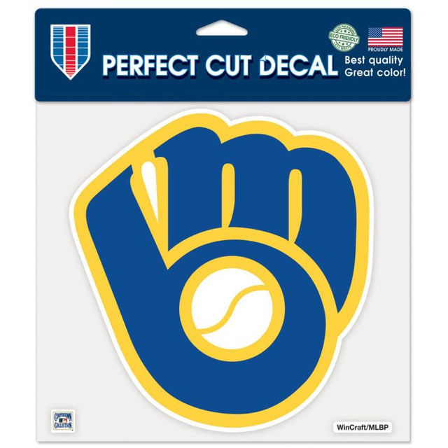 Milwaukee Brewers / Cooperstown Cooperstown Perfect Cut Color Decal 8" x 8"