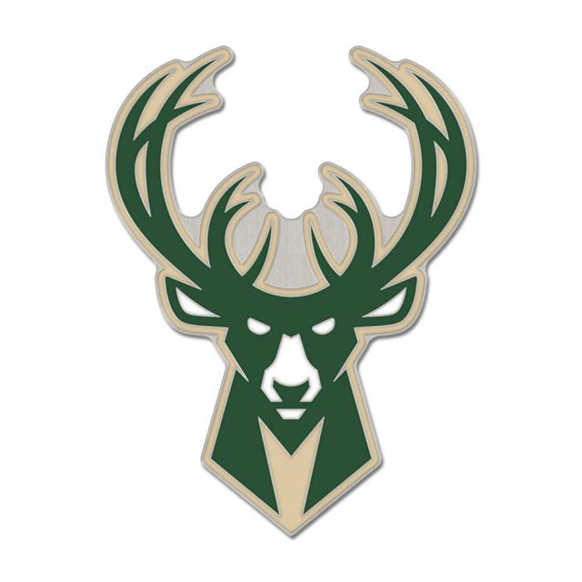 Tarjeta de joyería con pin esmaltado de colección PRIMARY de Milwaukee Bucks