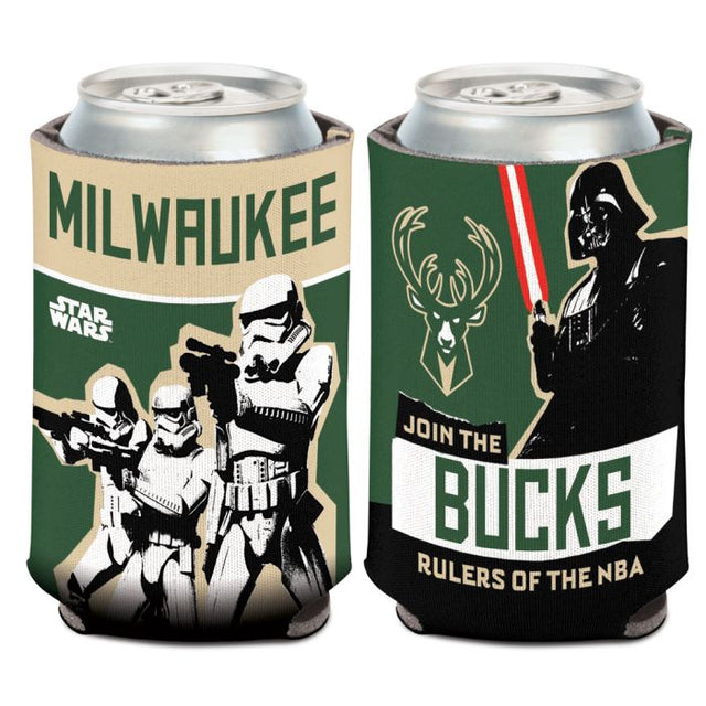 Milwaukee Bucks / Star Wars Enfriador de latas de Star Wars de 12 oz.