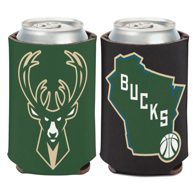 Enfriador de latas de dos colores de Milwaukee Bucks, 12 oz.