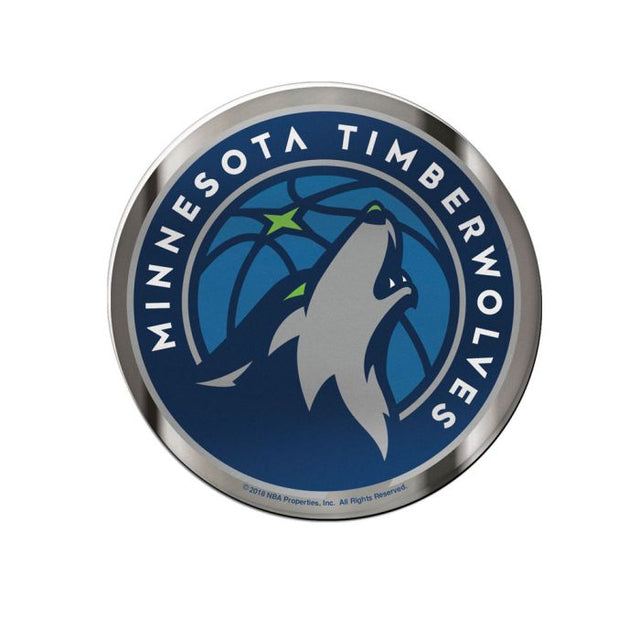 Emblema acrílico para automóvil de los Minnesota Timberwolves