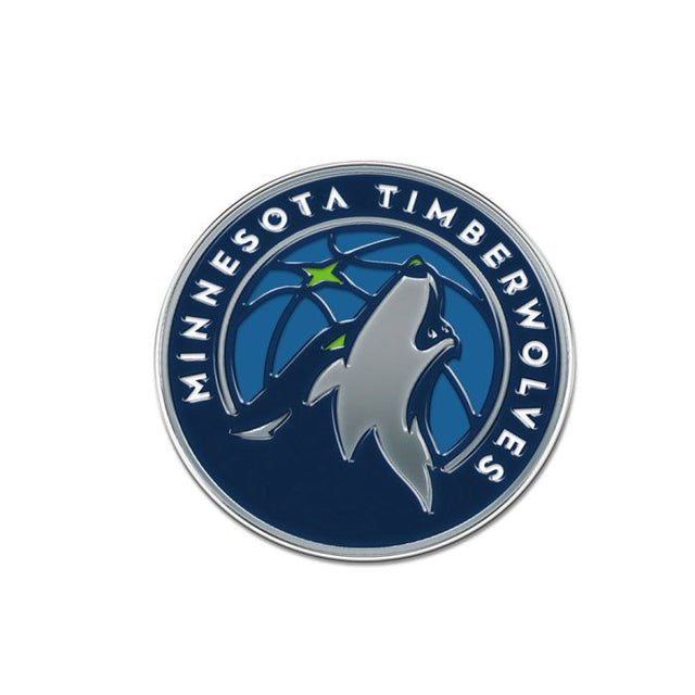 Insignia de automóvil de los Minnesota Timberwolves con color
