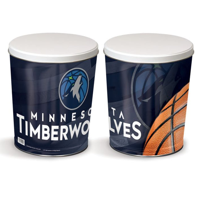 Lata de regalo cónica de Minnesota Timberwolves de 3 galones