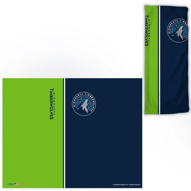 Envolturas para fanáticos de Minnesota Timberwolves con división vertical