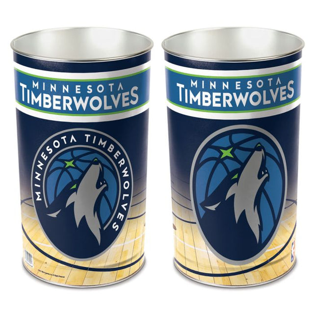 Papelera cónica de los Minnesota Timberwolves de 15" de alto