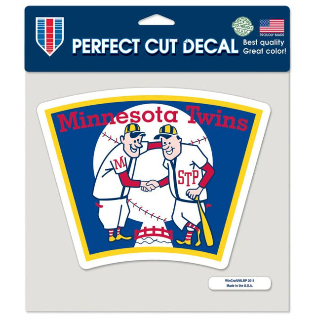 Minnesota Twins / Cooperstown Perfect Cut Color Decal 8" x 8"