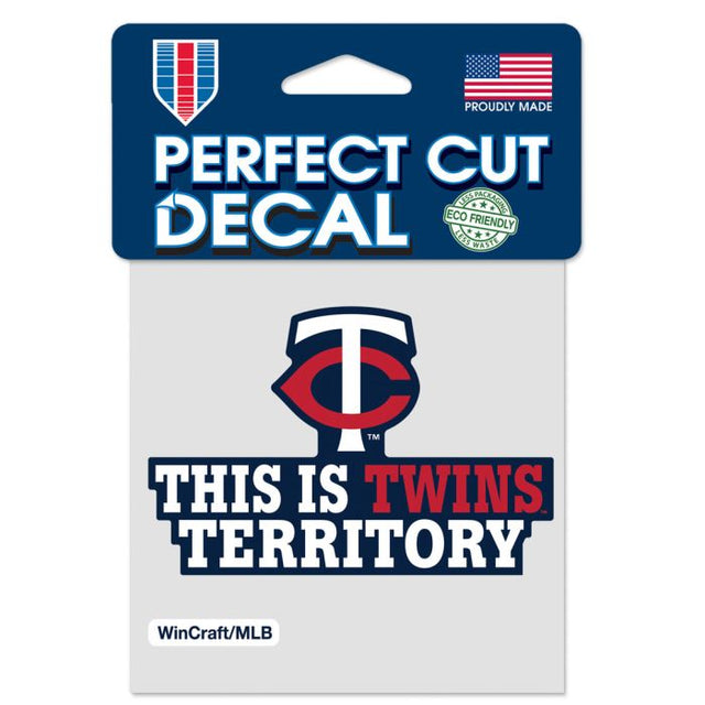 Minnesota Twins Perfect Cut Color Decal 4" x 4"