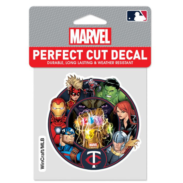 Minnesota Twins Perfect Cut Color Decal 4" x 4"