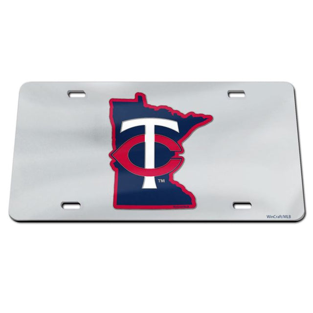 Matrícula acrílica especial de los Minnesota Twins