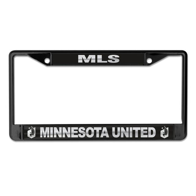 Minnesota United FC BLACKOUT Lic Plt Frame S/L Printed