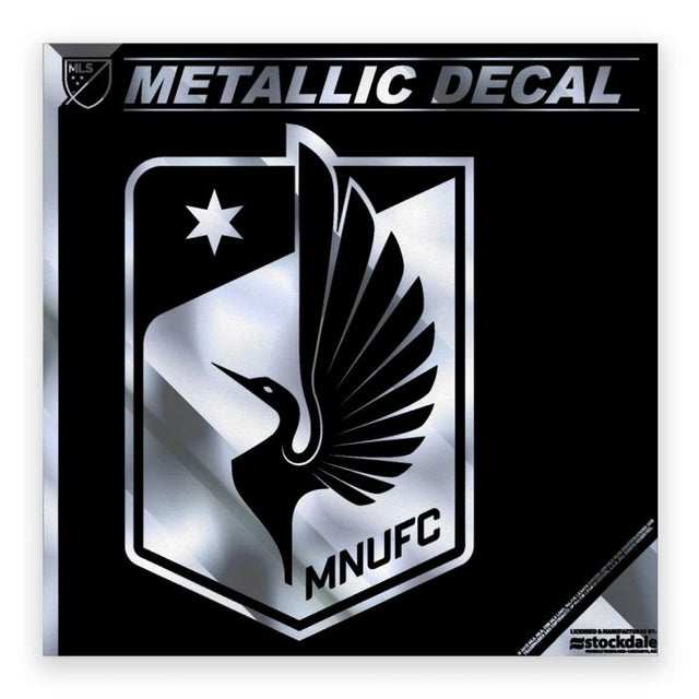 Minnesota United FC Decal Metallic 6" x 6"