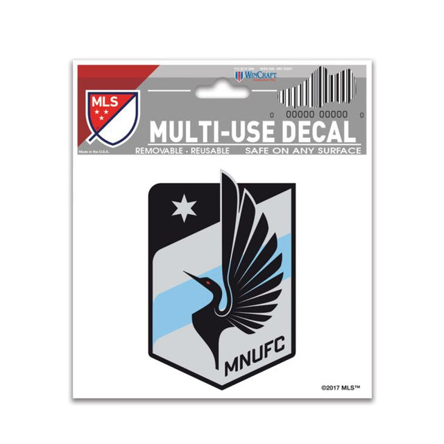 Calcomanía multiusos de Minnesota United FC de 3" x 4"