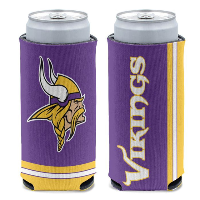 Enfriador de latas delgado de 12 oz de Minnesota Vikings