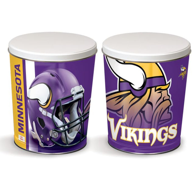 Lata de regalo cónica de Minnesota Vikings de 3 galones