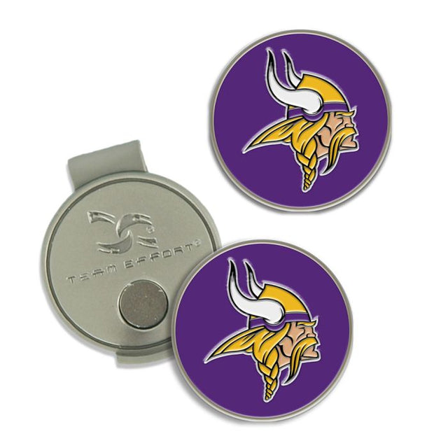 Clip para gorra y marcadores de los Minnesota Vikings