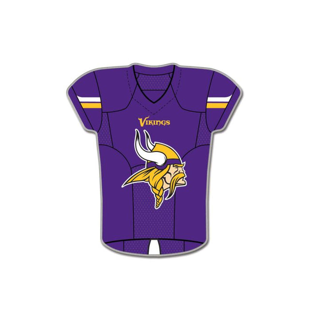 Tarjeta de joyería con pin de colección de la camiseta de los Minnesota Vikings