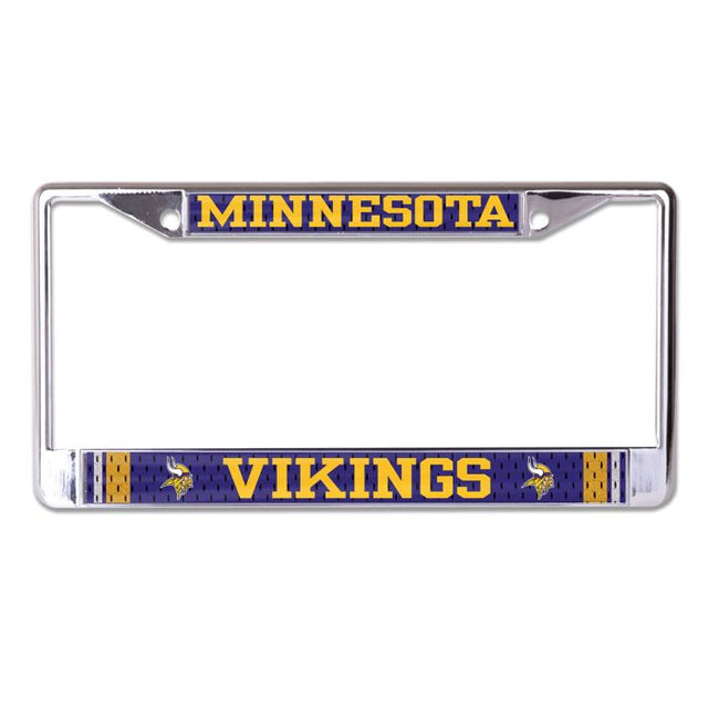 Minnesota Vikings JERSEY Lic Plt Frame S/L Printed