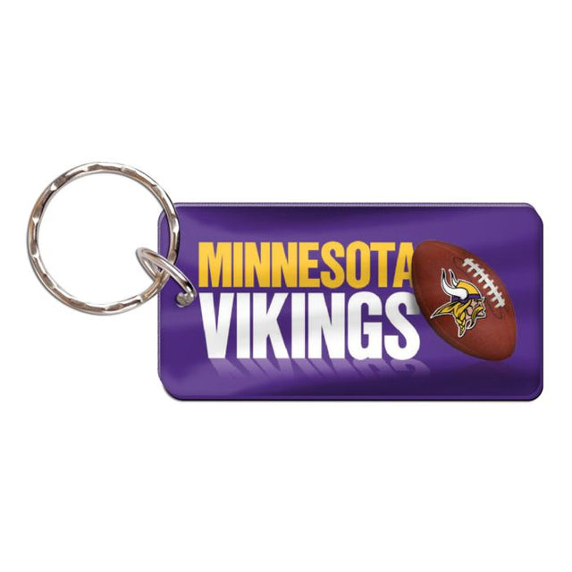 Llavero rectangular de los Minnesota Vikings