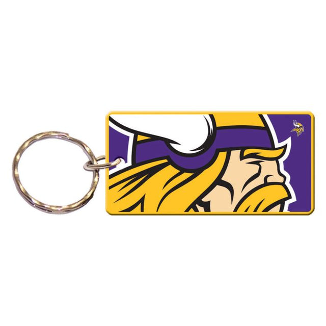 Llavero rectangular MEGA de Minnesota Vikings