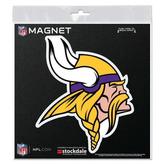 Imanes para exteriores de Minnesota Vikings, 6" x 6"