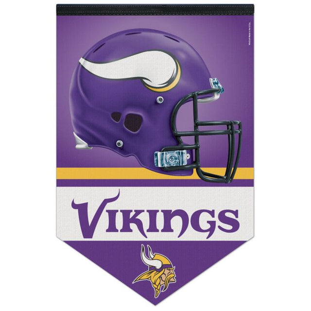 Banner de fieltro premium de Minnesota Vikings de 17" x 26"