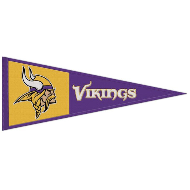 Banderín de lana de los Minnesota Vikings de 13" x 32"