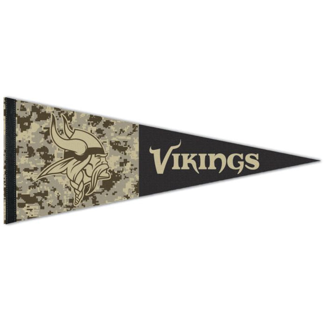 Banderín premium estándar de Minnesota Vikings de 12" x 30"