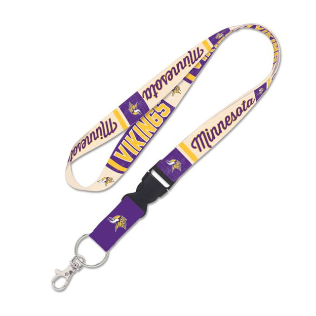 Cordón VINTAGE de Minnesota Vikings con hebilla desmontable de 1"