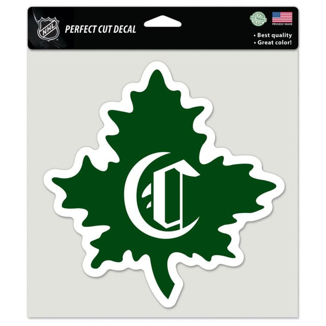 Calcomanía vintage de color de corte perfecto de los Montreal Canadiens, 8" x 8"