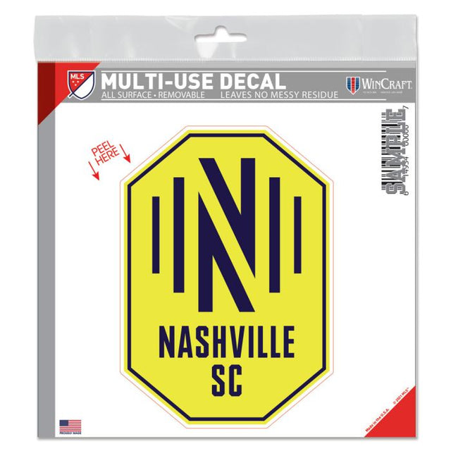 Nashville SC Logo All Surface Decal 6" x 6"