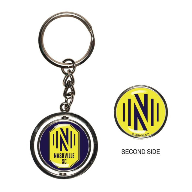 Nashville SC Spinner Key Ring