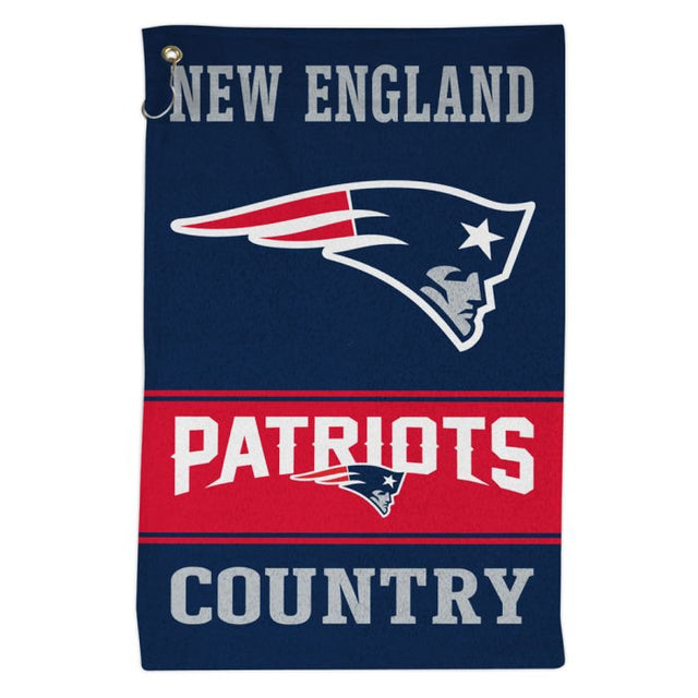 Toalla deportiva de 16 x 25 de los New England Patriots
