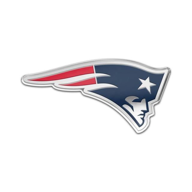 Insignia para automóvil de los New England Patriots con color