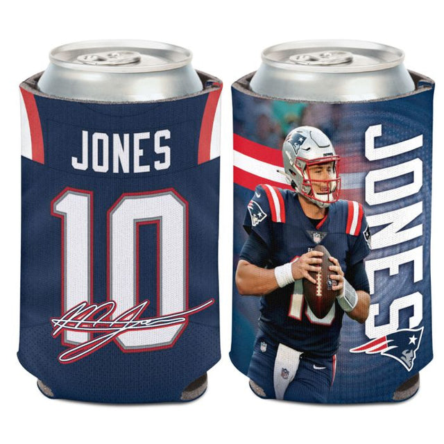 Enfriador de latas de 12 oz de los New England Patriots de Mac Jones