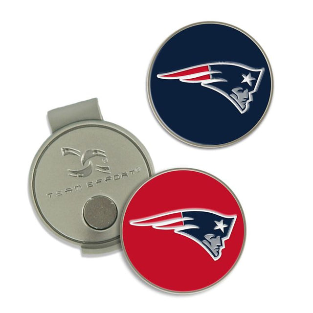 Clip para gorra y marcadores de los New England Patriots