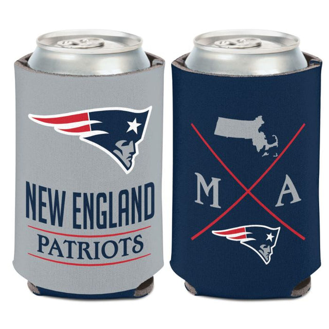 Enfriador de lata Hipster de los New England Patriots de 12 oz.