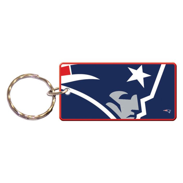 Llavero MEGA rectangular de los New England Patriots