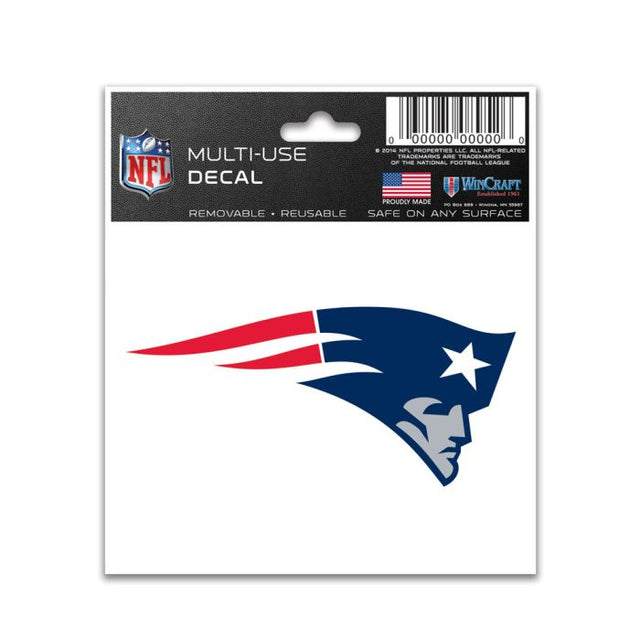 Calcomanía multiusos de los New England Patriots de 3" x 4"