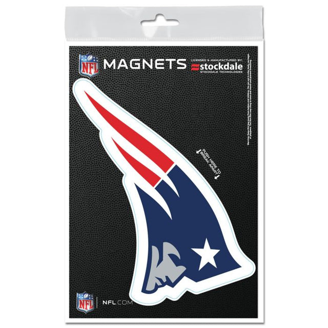 Imanes para exteriores de los New England Patriots, 3" x 5"
