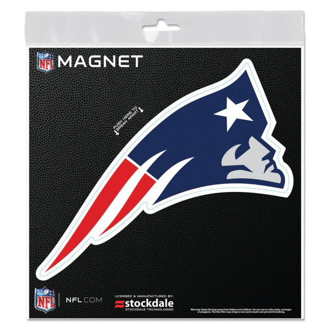 Imanes para exteriores de los New England Patriots, 6" x 6"