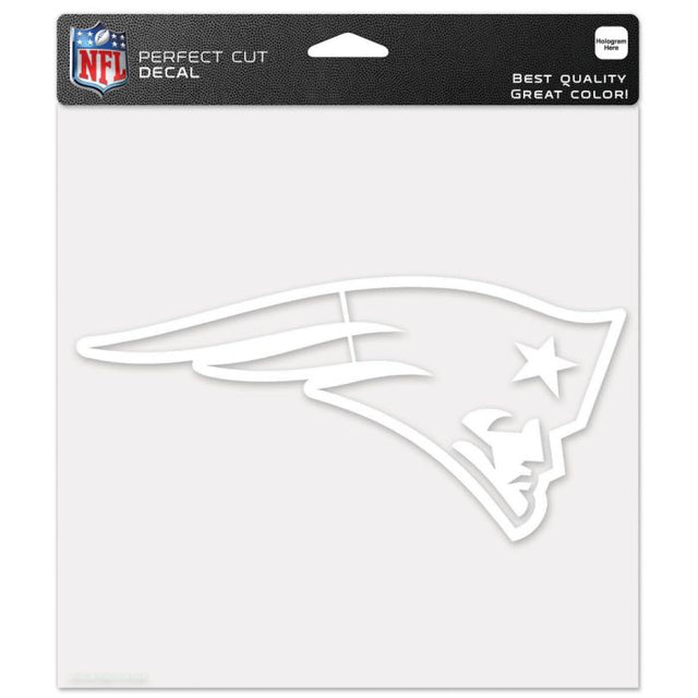 Calcomanías de corte perfecto de los New England Patriots de 8" x 8"