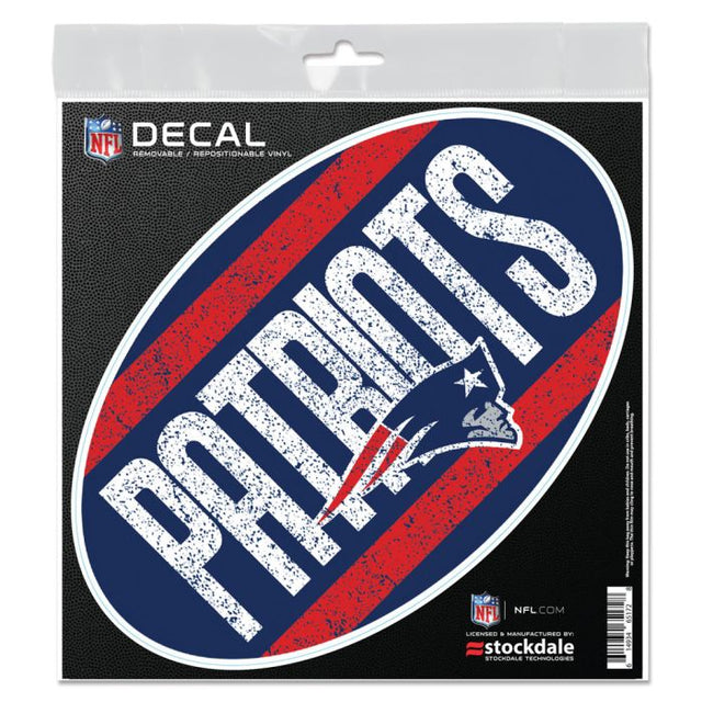 Calcomanía para todas las superficies de New England Patriots VINTAGE de 6" x 6"