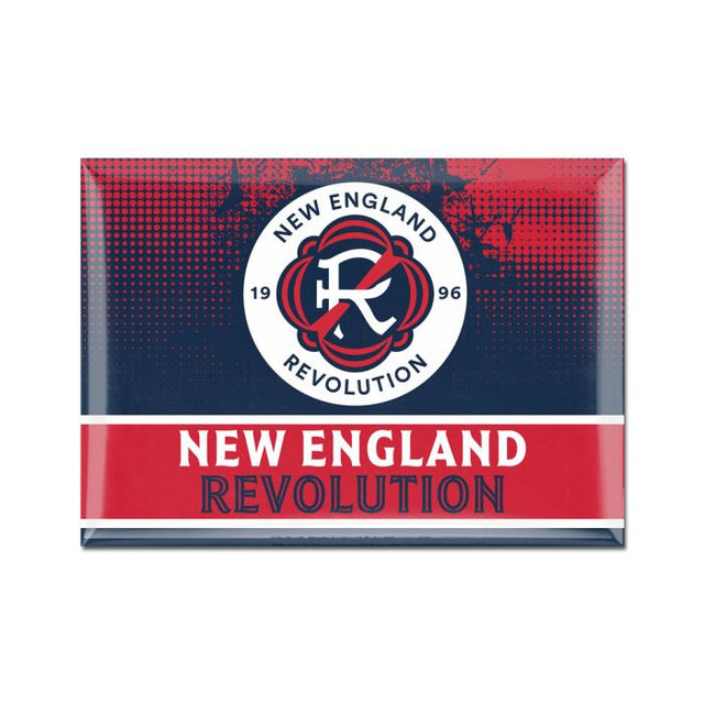 New England Revolution Metal Magnet 2.5" x 3.5"