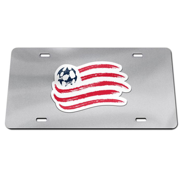 New England Revolution Steel License Plate