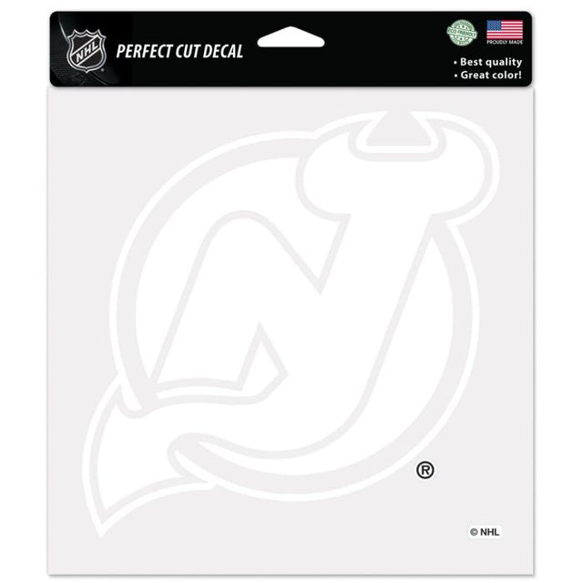 Calcomanías de corte perfecto de los New Jersey Devils de 8" x 8"